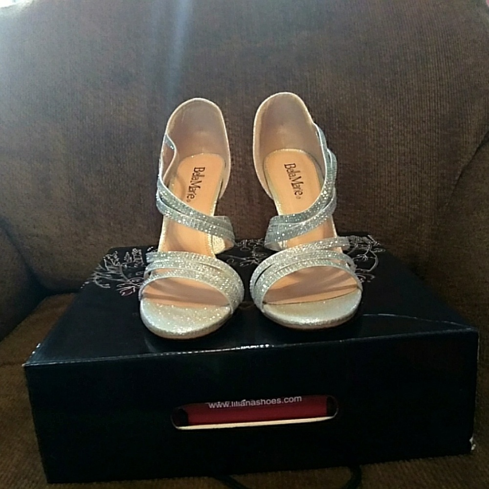 Semi-New Silver Heels